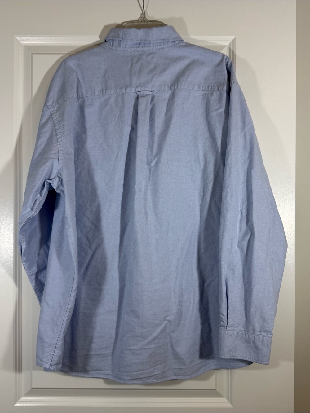 JoS. A. Bank Tailored Fit Oxford Button-Down Shirt Blue XXL - Picture 5 of 12